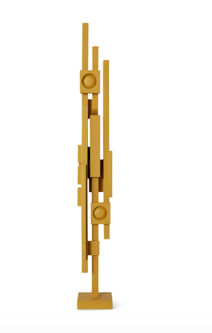 Skyline sculpture mustard L