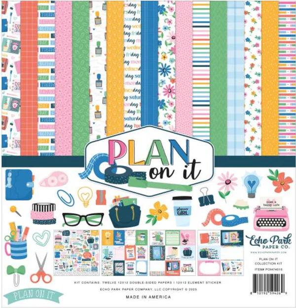 Echo Park – Plan On It 12 inch collection kit