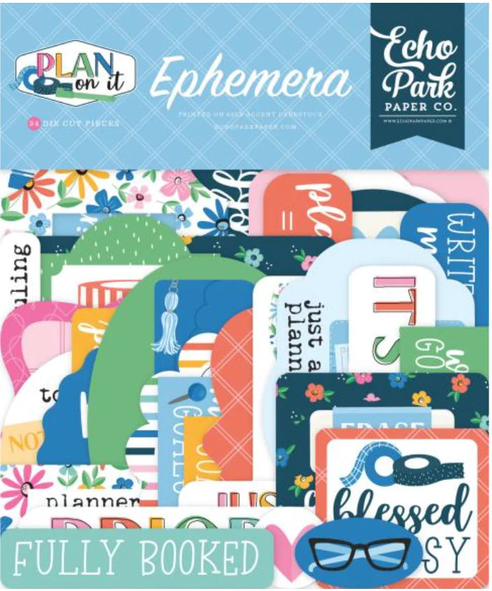 Echo Park –  Plan On It Ephemera – Die Cuts
