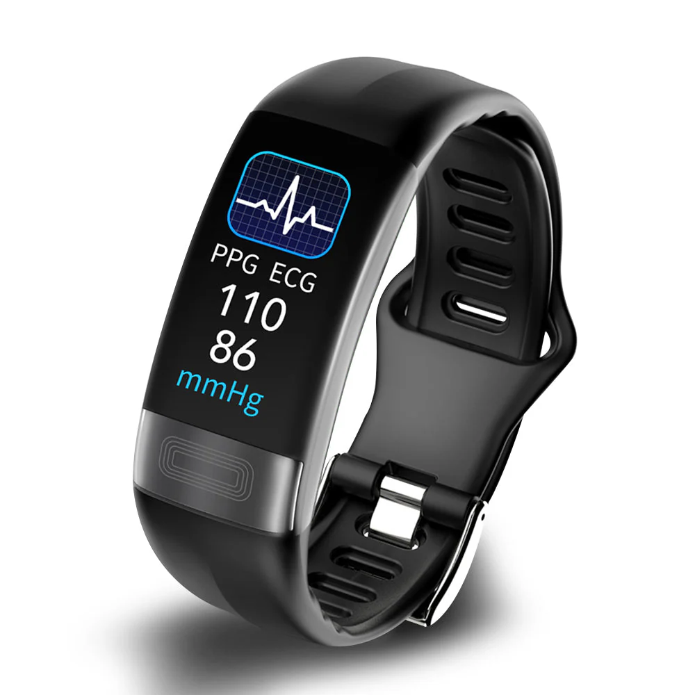 Slimme armband met bloeddrukmeter, ECG, hartslag, zuurstofverzadiging en slaaptracker – goedgekeurd door FDA