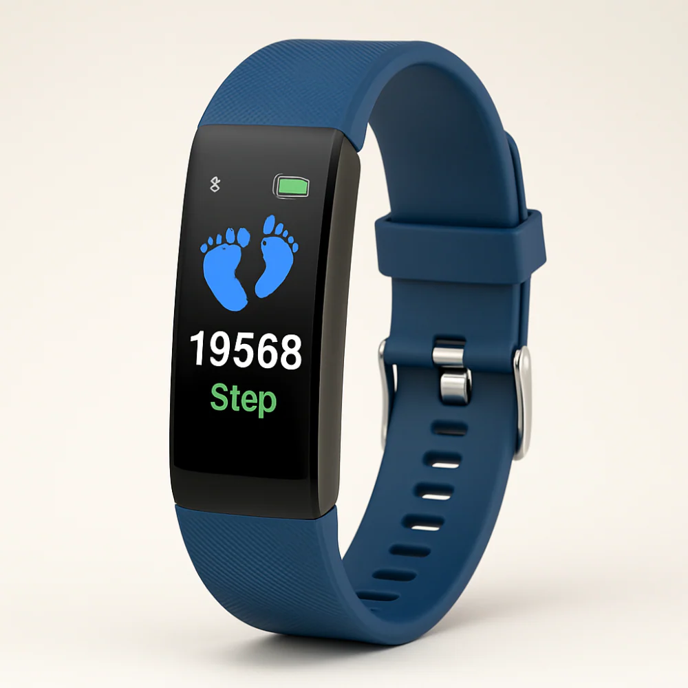 ZorgMaat Senioren Smartwatch Met Gezondheidsmonitor en Groot Display