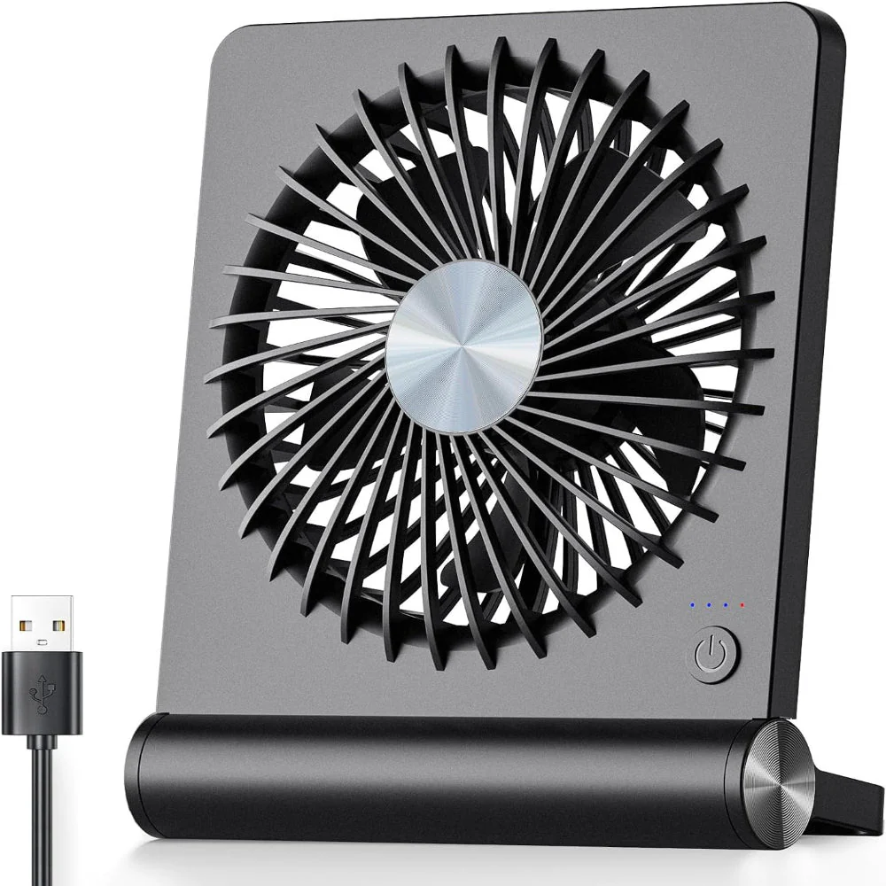 Starker Wind – Ultiem Stille USB Tafelventilator met 3 Snelheden