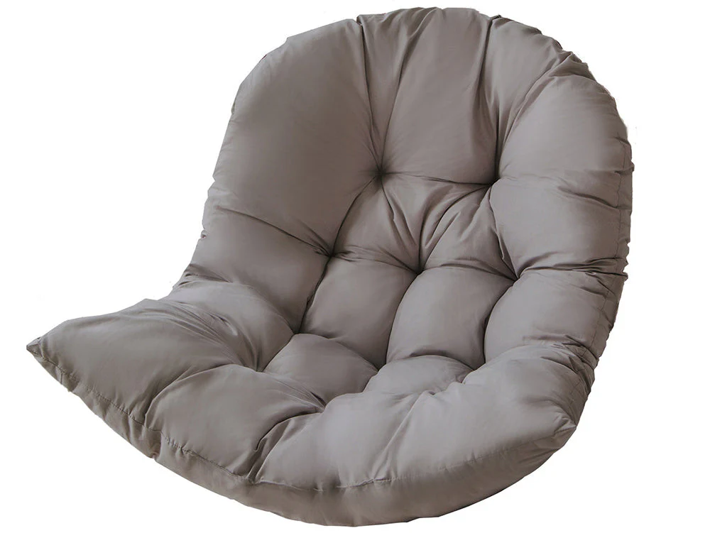 Comfort Kussen voor Tuin- en Schommelstoel – Donkergrijs – 80×120 cm – Voor Binnen & Buiten