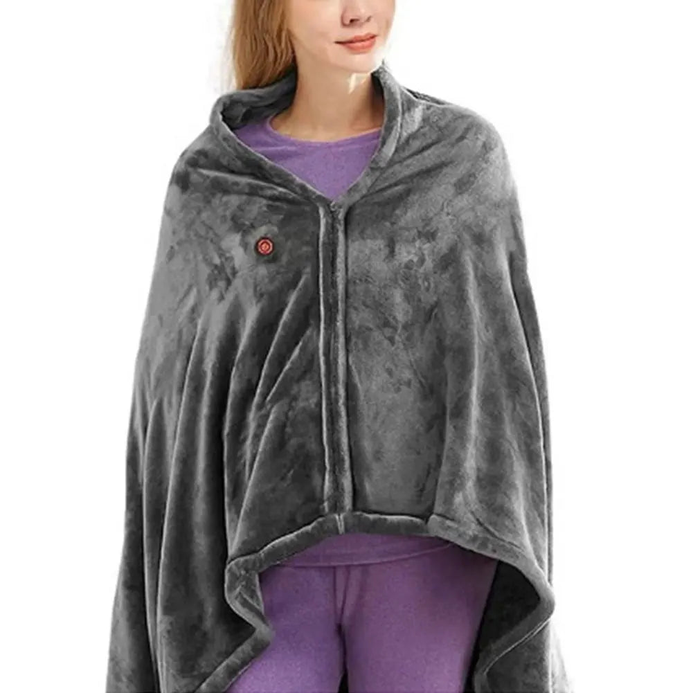 WarmHaven Verwarmde Fleece Deken – Drie Warmtestanden en USB-aansluiting voor Persoonlijk Comfort - Afbeelding 2