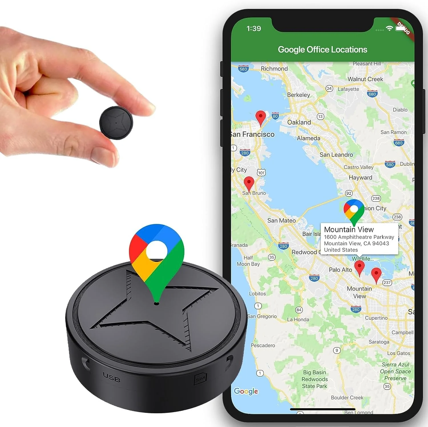 UltraTrack Sterke Magnetische GPS Tracker – Nauwkeurige Locatie-updates