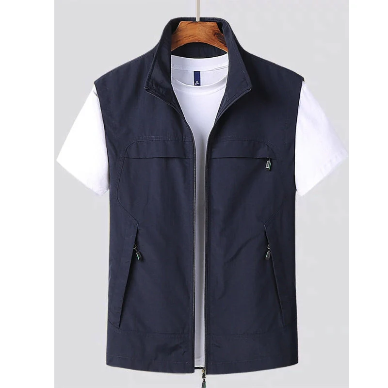 Stijlvol Comfort Herenvest – Modern Effen Cardigan voor Elk Seizoen