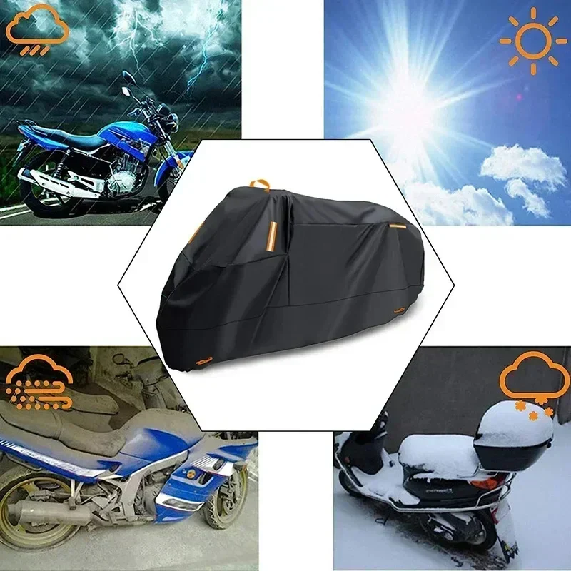 Motorhoes Waterafstotend met UV Bescherming en Opbergtas - Afbeelding 3