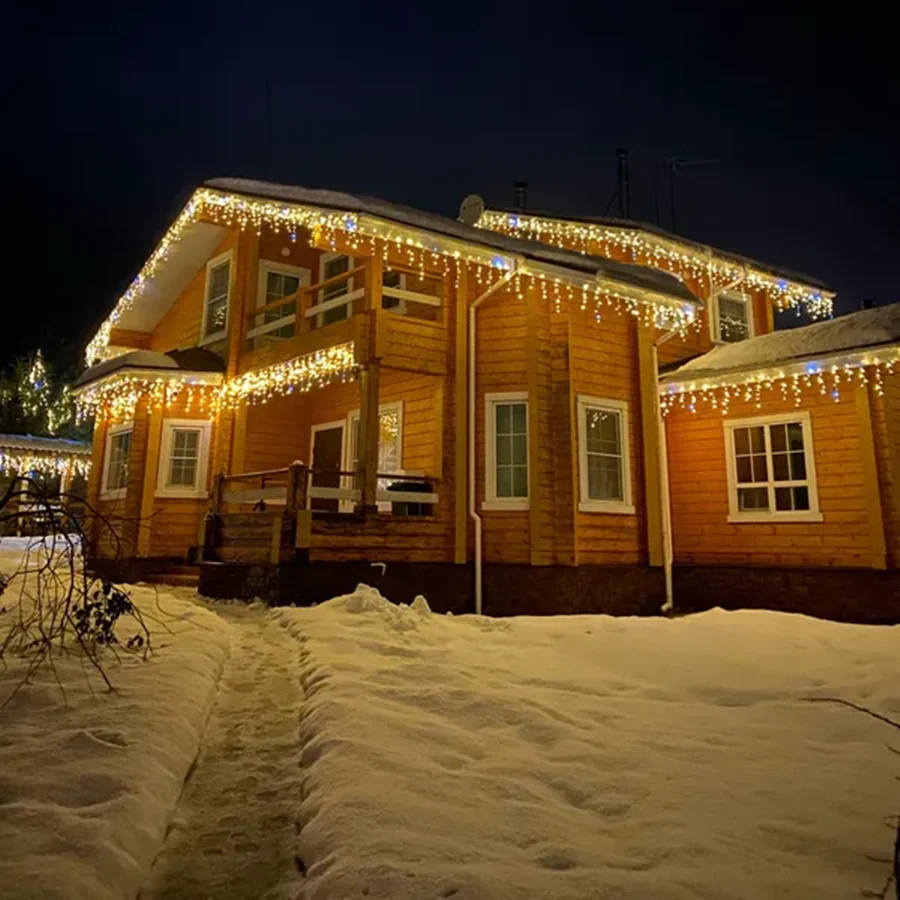 Luminova Kerst Gordijnverlichting – LED Slinger voor Binnen en Buiten 4m