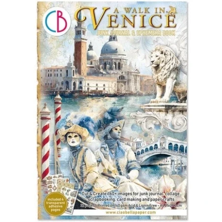 Ciao Bella – A Walk in Venice – Junk Journal & Ephemera Book