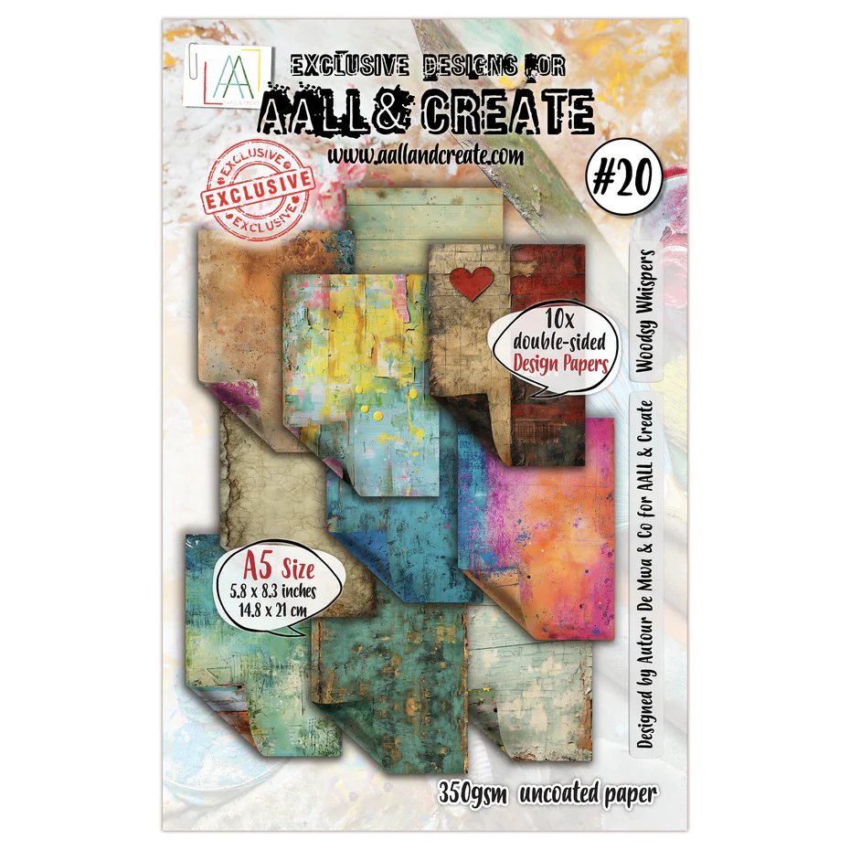 AALL and create paperset A5 Woodsy wispers
