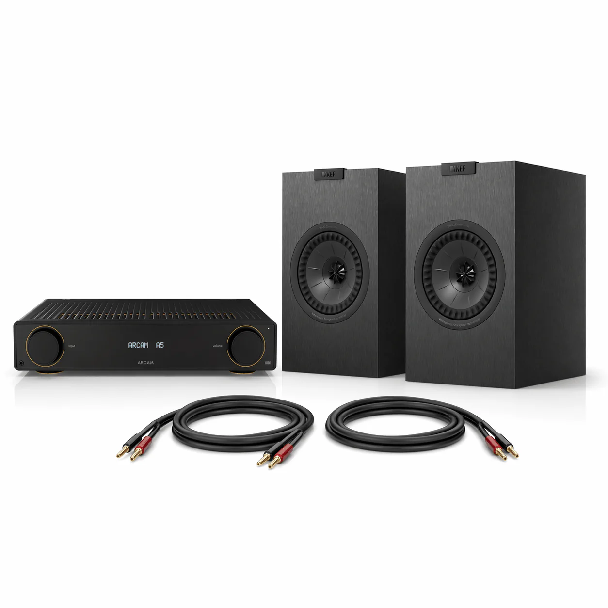 Arcam A5+ KEF Q1 Meta  (Stereo Muziek Set)