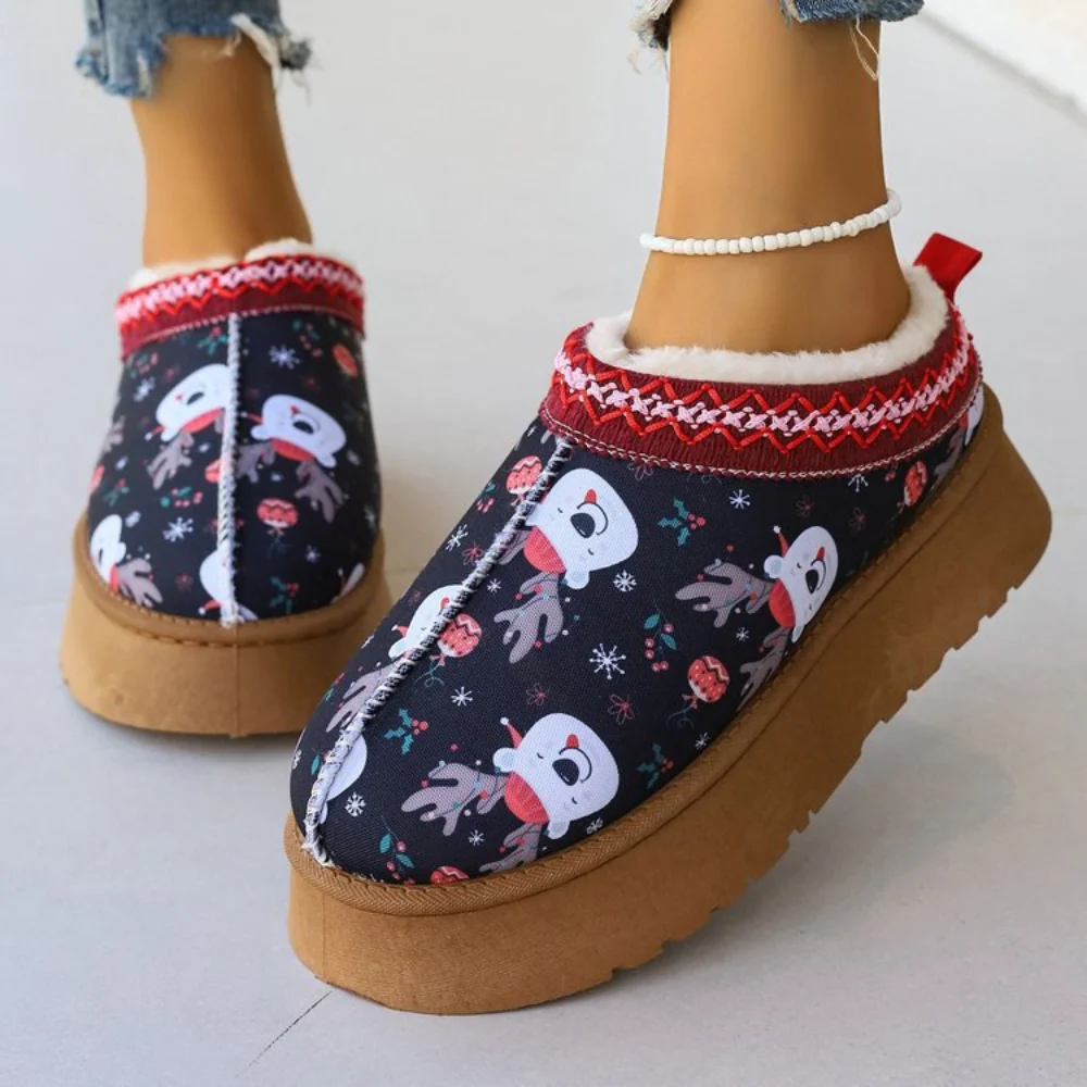 WinterSlof Dames Kerstsloffen – Warm en Comfortabel Instapmodel