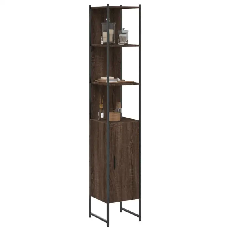 Badkamerkaptafel met bewerkt hout en stevige constructie