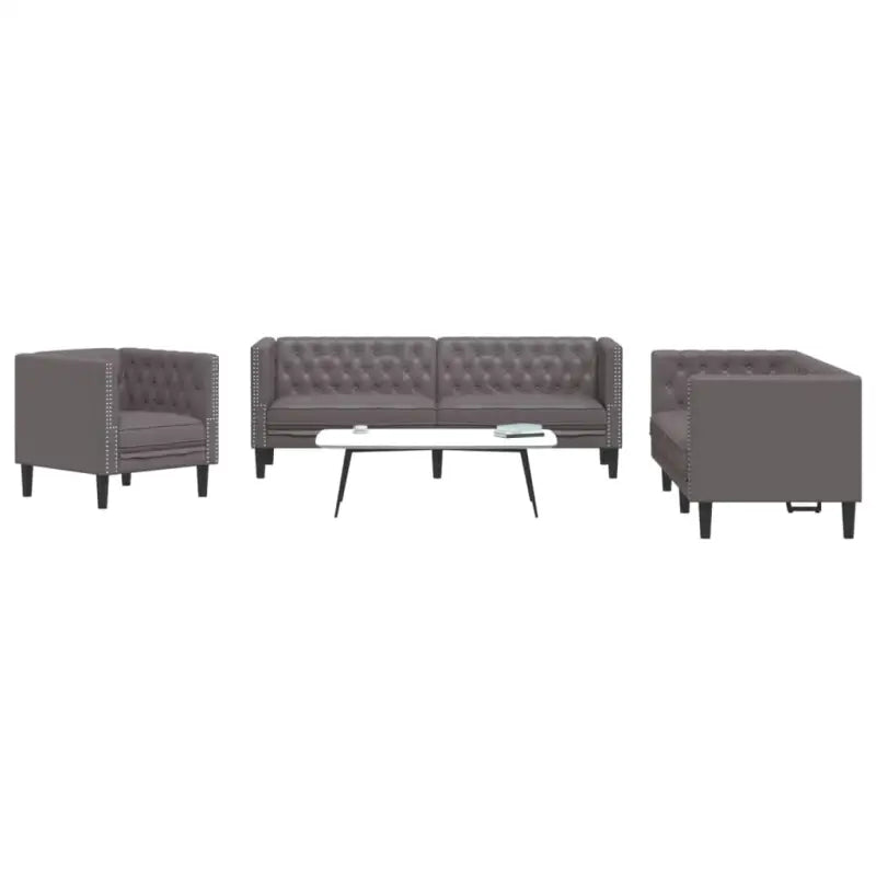 Banken Chesterfield-stijl met comfortabele afmetingen en stijlvolle uitstraling
