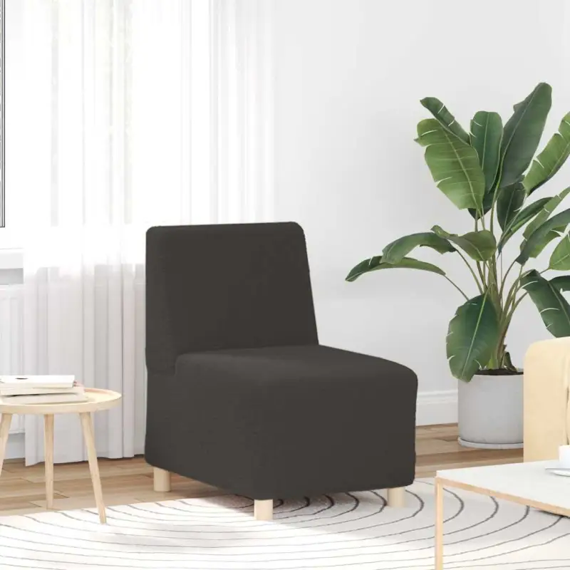 Banken fauteuil met gekrulde wolachtige stof voor ultiem comfort