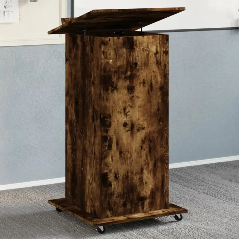 Bewerk hout Kantelbaar bureaublad in Gerookt eiken voor elke gelegenheid