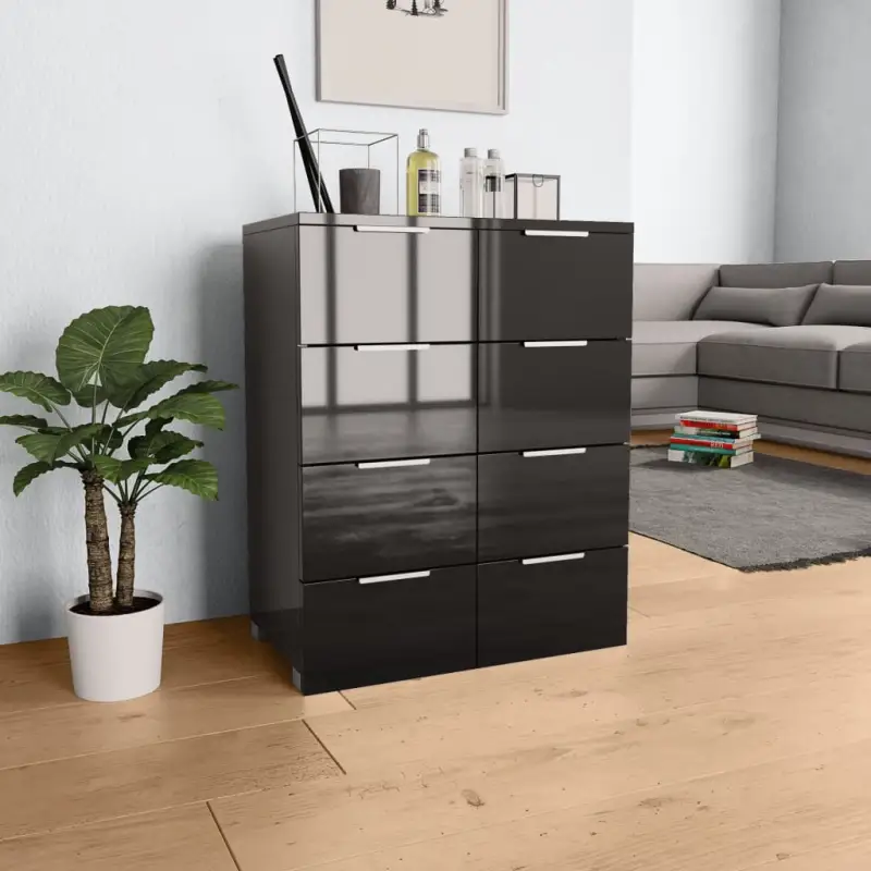 Bewerkt hout ladekast met hoogglans afwerking voor je kamer