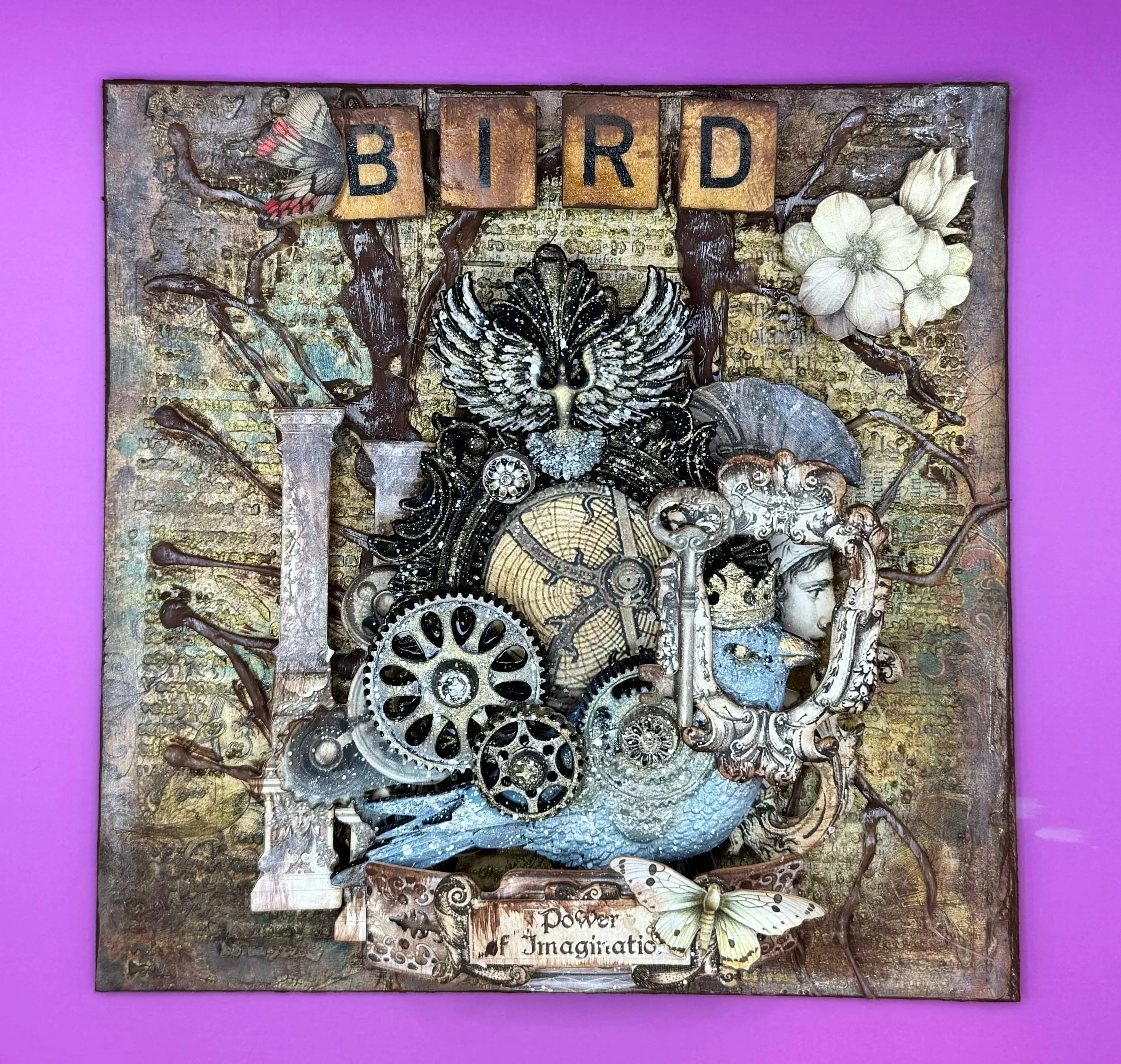 Workshop Mixed media bord Workshop Mixed media bord
