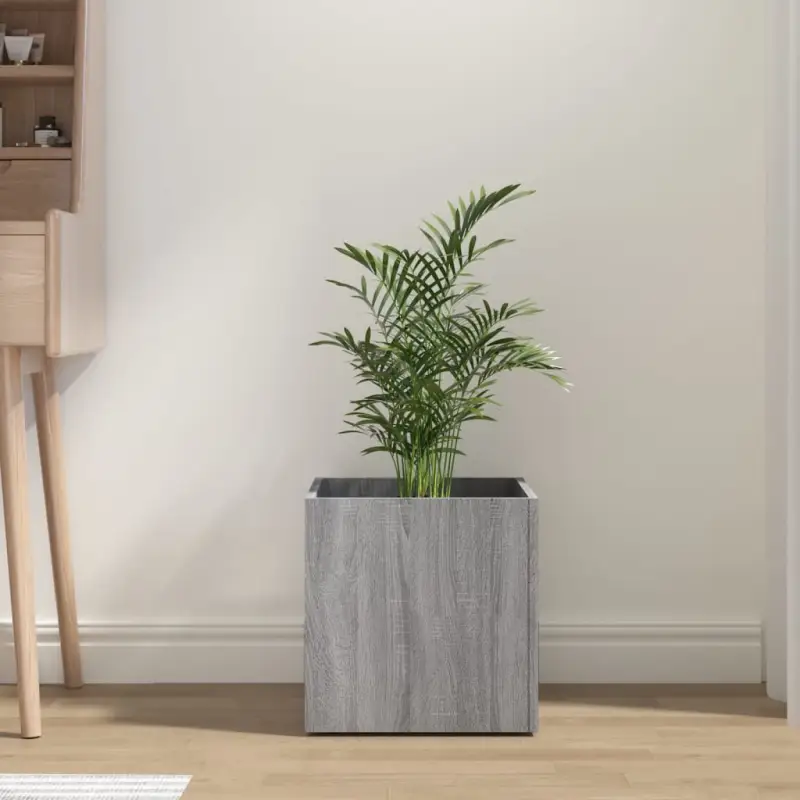 Bloeipot Grijs Sonoma Eiken van bewerkt hout voor planten en bloemen