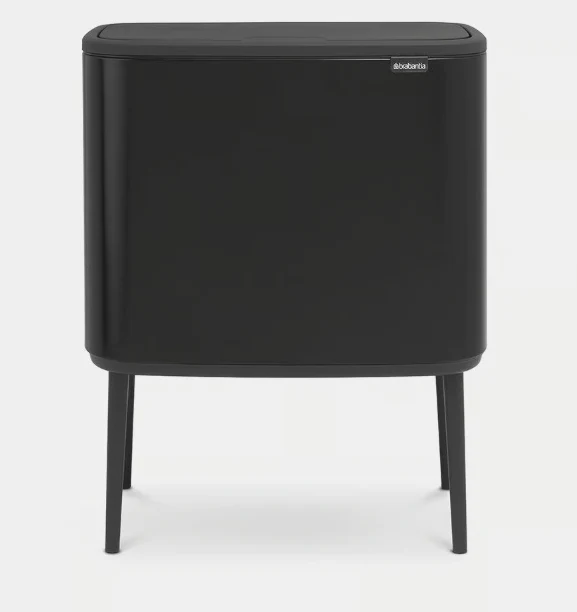 Brabantia Bo Touch Bin 11 + 23L Matt Black
