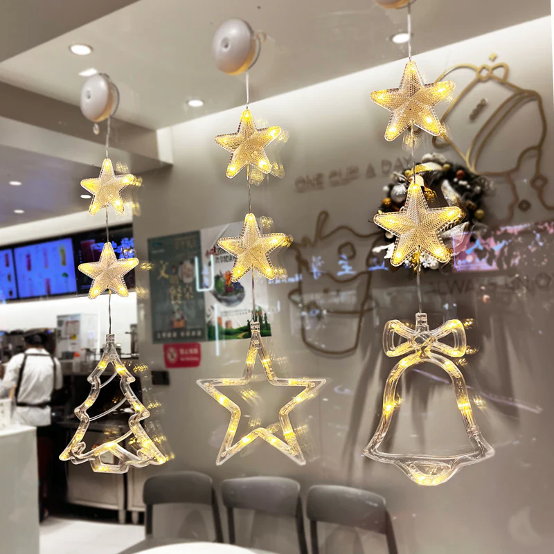 Kerst Raamverlichting met Zuignap
