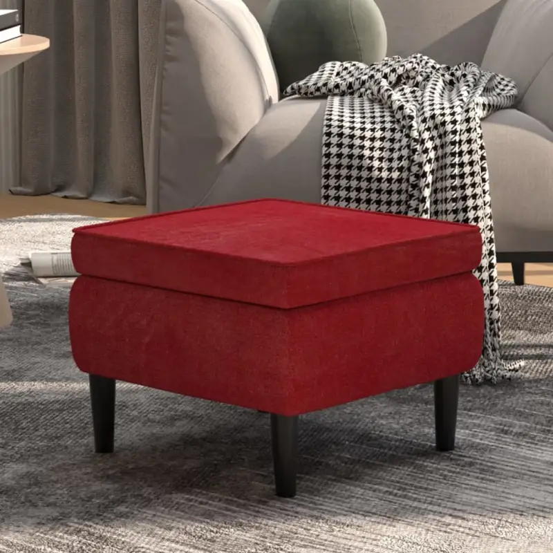 Charmante kruk met houten poten voor stijl en comfort in huis