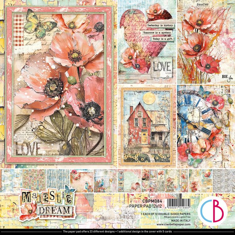 Ciao Bella – Majestic Dream – Paper Pad 12 x 12 inch