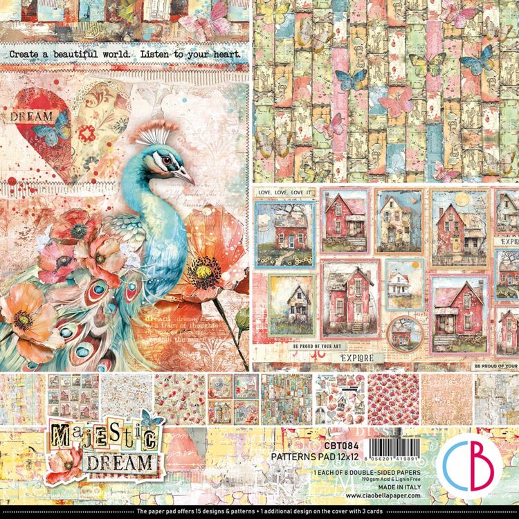 Ciao Bella – Majestic Dream – Patterns Pad 12 x 12 inch