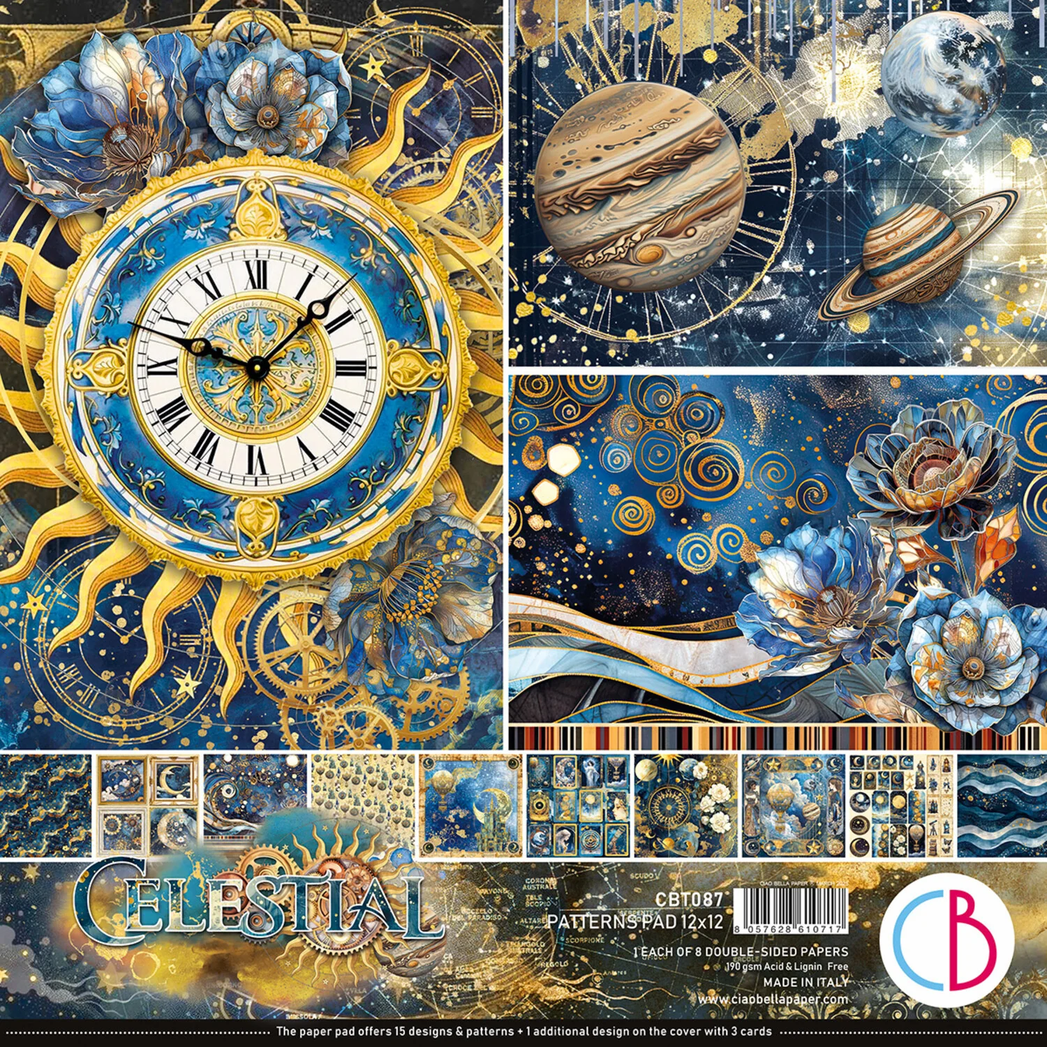 Ciao Bella – Celestrial – Patterns Pad 12 x 12 inch