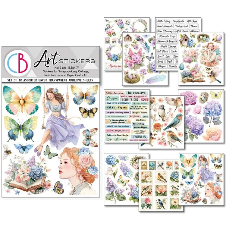 Ciao Bella – Daydreams – Uncut transparant adhesive sheets