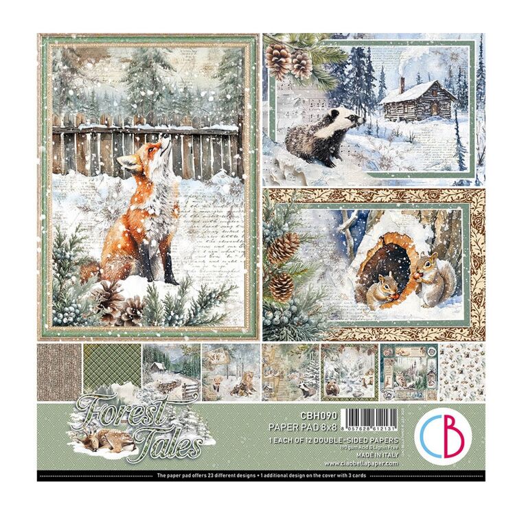 Ciao Bella –  Forest Tales 8×8 inch paper pad