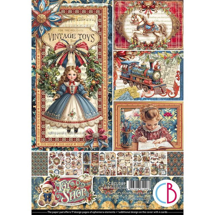 Ciao Bella – Toy Shop –  A4 creative pad