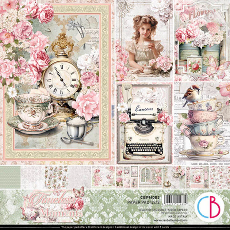 Ciao Bella – Timeless Moments – Paper Pad 12 x 12 inch