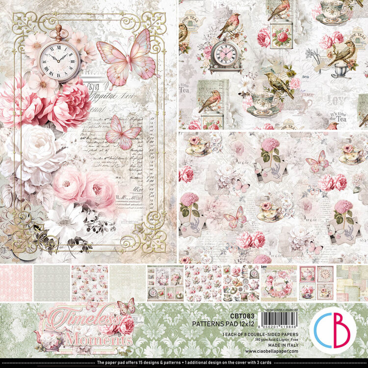 Ciao Bella – Timeless Moments – Patterns Pad 12 x 12 inch