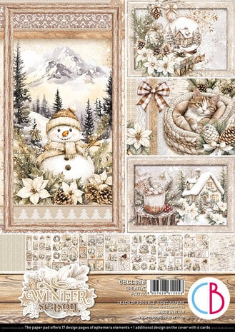 Ciao Bella – Winter Season-  A4 creative pad