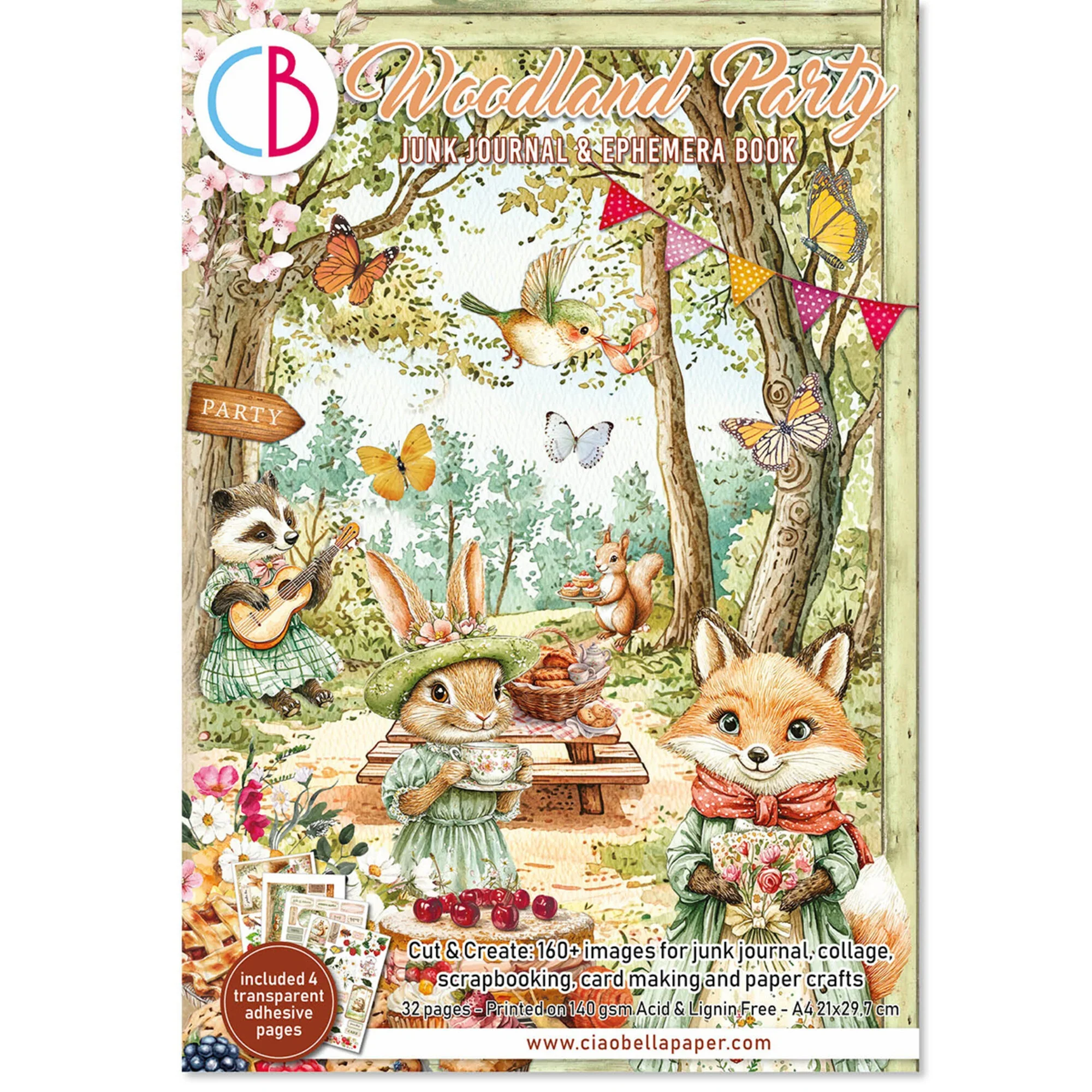 Ciao Bella – Woodland Party – Junk journal