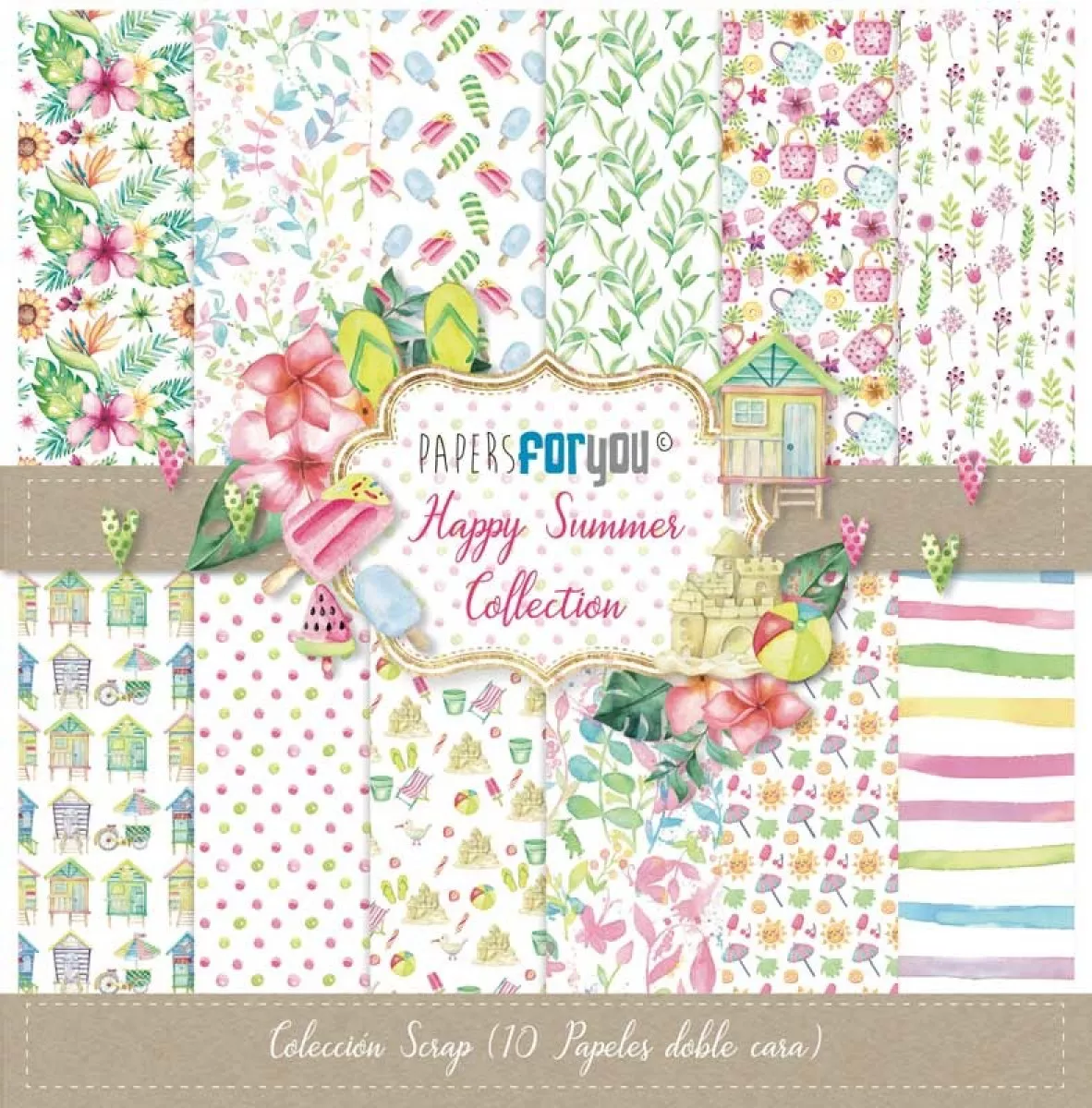 Papers for You – Happy Summer Collection – 12×12 inch