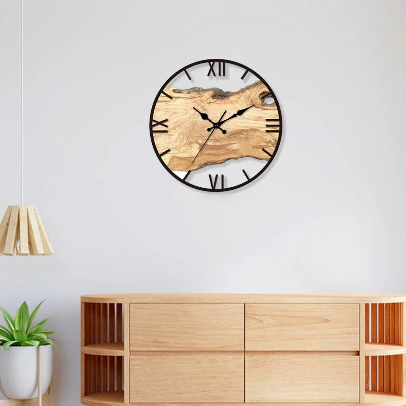 GlasTijd – Transparante Wandklok met Stil Uurwerk en Modern Design