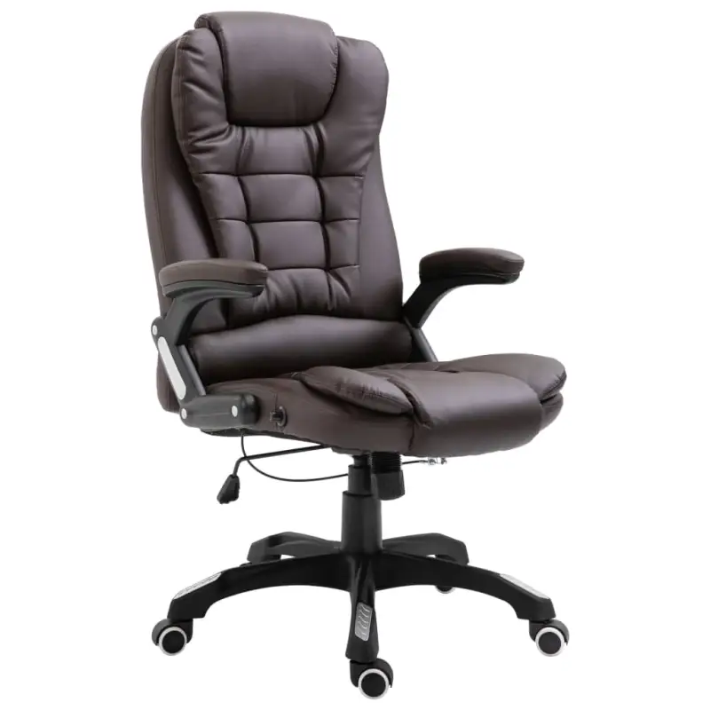 Comfortabele ergonomische bureaustoel met hoge rug en armleuningen