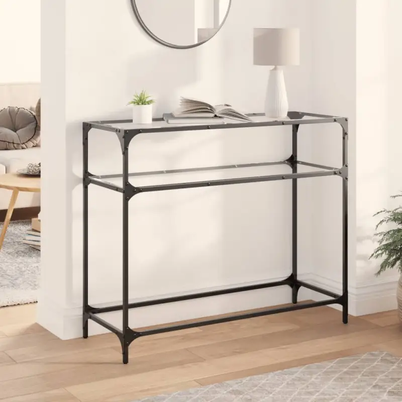 Consoletafel met glazen blad als stijlvol middelpunt van je kamer