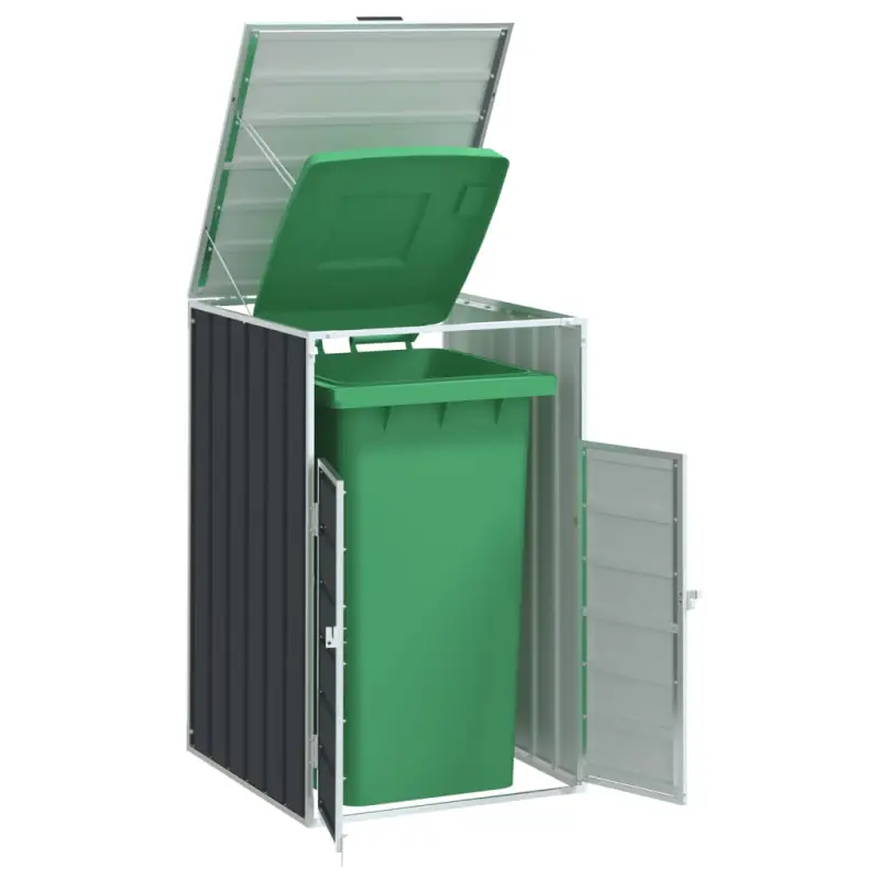Containerberging voor een nette tuin en discreet vuilnisbakopslag