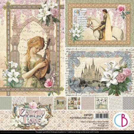 Ciao Bella – Courtly Love – Paper Pad 12×12