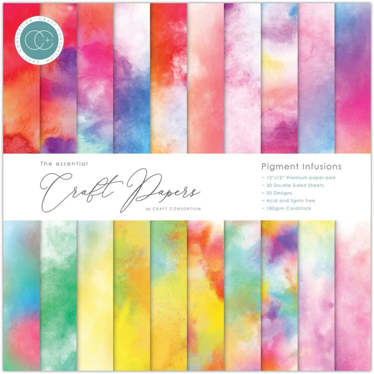 Craft Consortium – Paper pad – Pigment Infusions