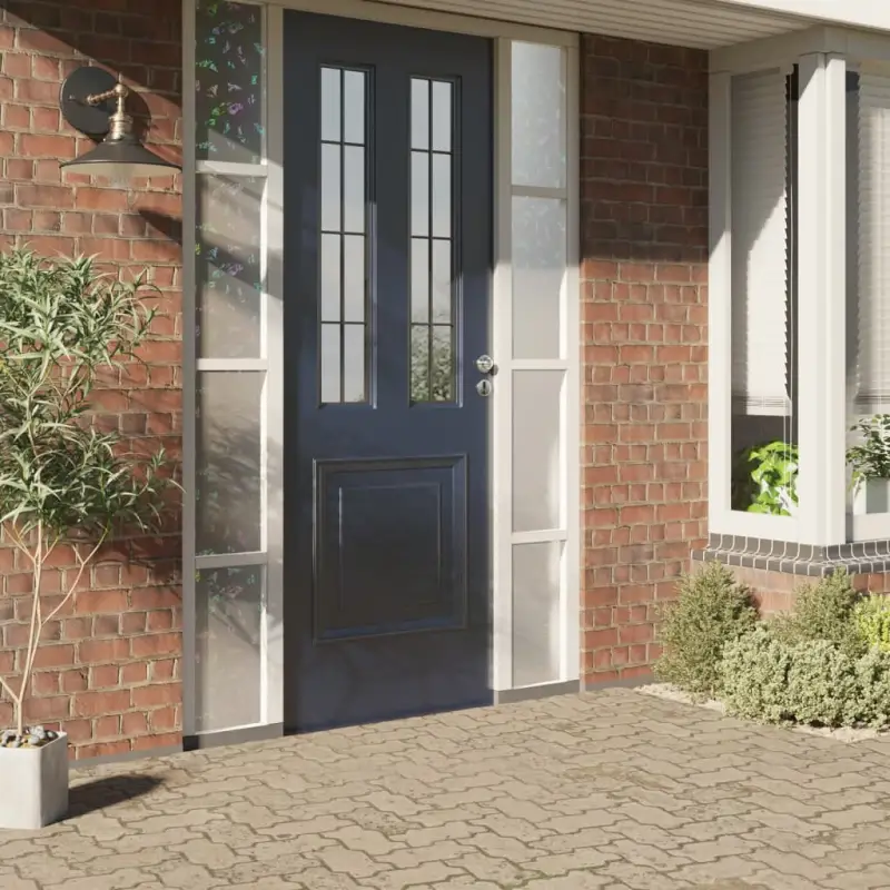 Decoratieve privacy raamfolie voor privacy en natuurlijk licht