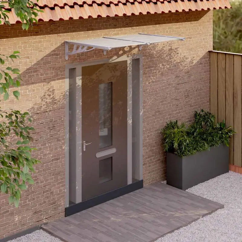 Deur luifel met eenvoudige installatie voor weerbestendig protection