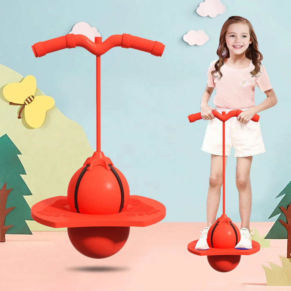 BounceBuddy Springstok – Speelse Balans- en Springtrainer voor Kinderen