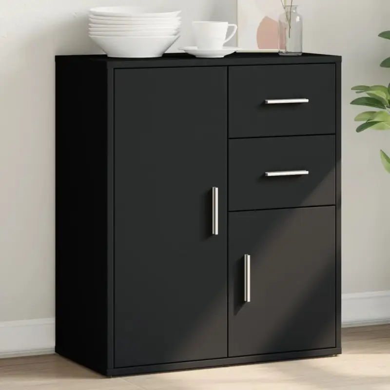 Dressoir met bewerkt hout voor een trendy en stevig interieur