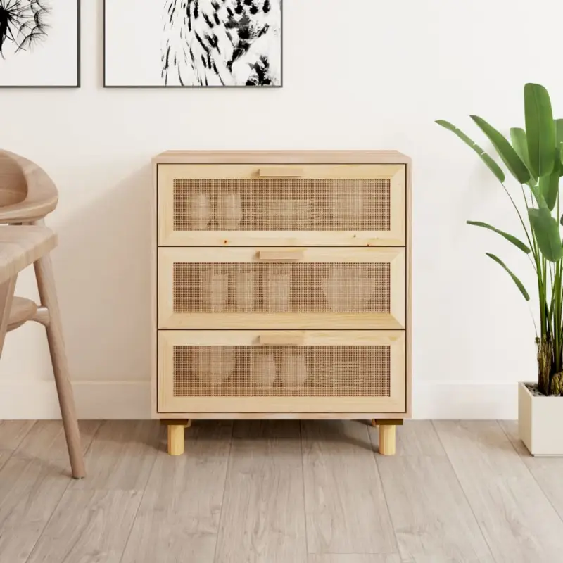 Dressoir van massief grenenhout voor een duurzame en stabiele uitstraling