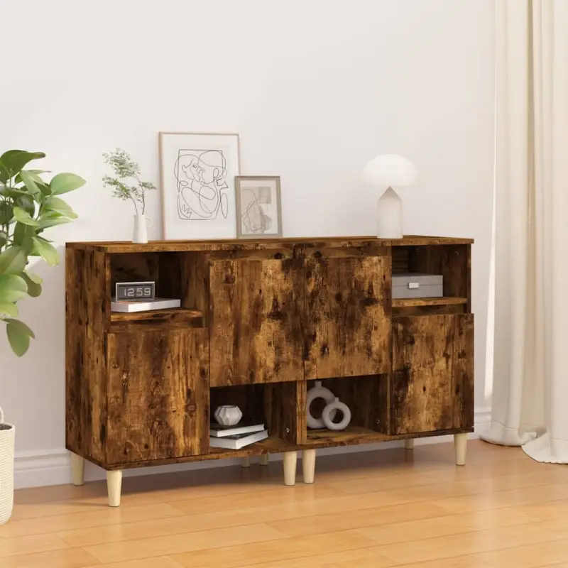 Dressoirs en buffetkasten in bewerkt hout met klassiek design