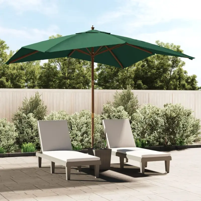 Duurzame parasol met uv-bescherming voor schaduw en bescherming